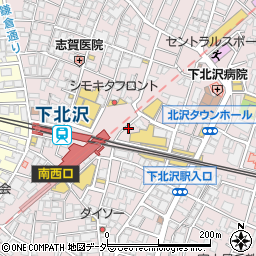 赤から 下北沢店周辺の地図