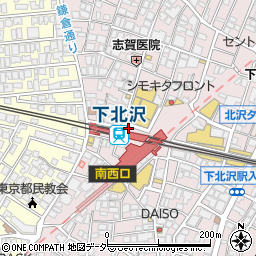 食肉センター下北沢周辺の地図