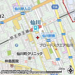 東京都調布市仙川町1丁目18周辺の地図