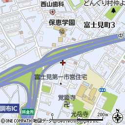 東京都調布市富士見町1丁目41-47周辺の地図