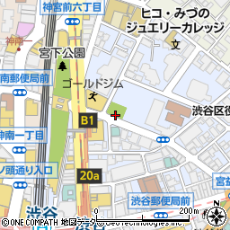 渋谷警察署美竹交番周辺の地図