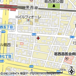 東京都江戸川区東葛西6丁目14-3周辺の地図