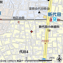 ユアー・パーキング代田第３駐車場周辺の地図