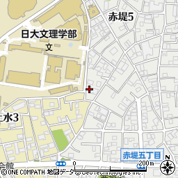 東京都世田谷区赤堤5丁目17-4周辺の地図