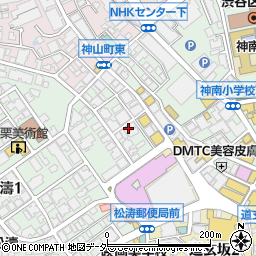 東京都渋谷区松濤1丁目6-19周辺の地図