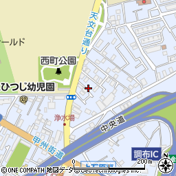 東京都調布市富士見町1丁目22-6周辺の地図