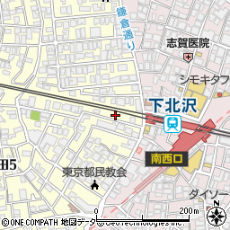 北沢バイ・オフィス周辺の地図