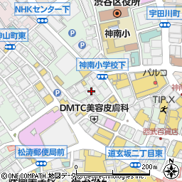 ギャラリー２渋谷　バスケットボール店周辺の地図