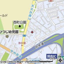 東京都調布市富士見町1丁目22-12周辺の地図