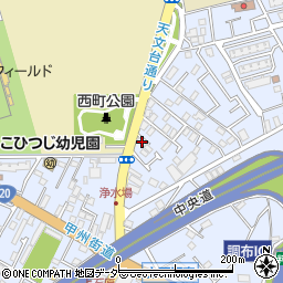 東京都調布市富士見町1丁目22-4周辺の地図