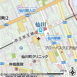 中華食堂 一番館 仙川駅前店周辺の地図