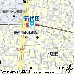 東京都世田谷区代田5丁目27-11周辺の地図