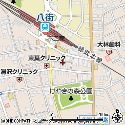 株式会社ホンダサロン八街、丸山自動車周辺の地図