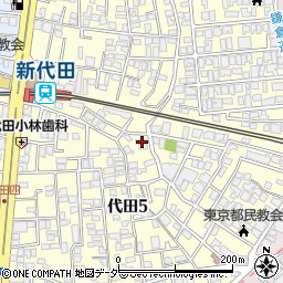 東京都世田谷区代田5丁目25-25周辺の地図