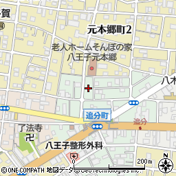 東京都八王子市追分町22周辺の地図