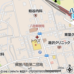 ファミリーマート八街駅南口店周辺の地図