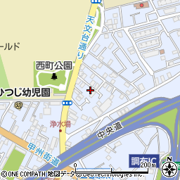 東京都調布市富士見町1丁目22-22周辺の地図