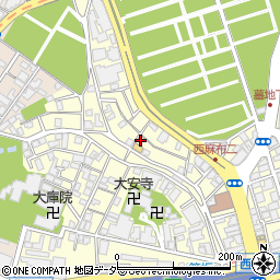 東京都港区西麻布2丁目9-1周辺の地図