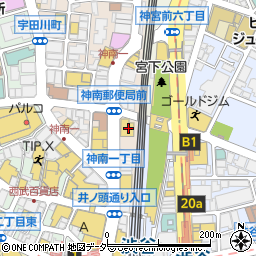 タワーレコード渋谷店Ｂ１Ｆ　ＣＵＴＵＰ　ＳＴＵＤＩＯ周辺の地図