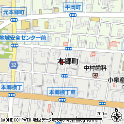 東京都八王子市本郷町6周辺の地図