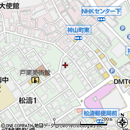 東京都渋谷区松濤1丁目7-31周辺の地図