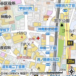 HangOut HangOver 渋谷店周辺の地図