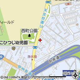 東京都調布市富士見町1丁目22-8周辺の地図