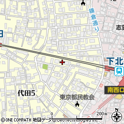 東京都世田谷区代田5丁目31-12周辺の地図