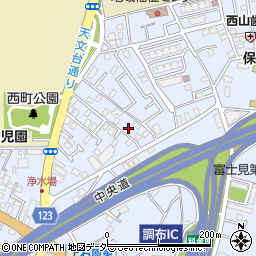 東京都調布市富士見町1丁目25-7周辺の地図
