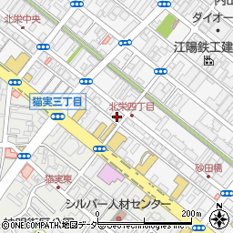 千葉県浦安市北栄4丁目22-23周辺の地図
