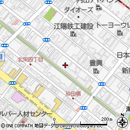 千葉県浦安市北栄4丁目17-34周辺の地図
