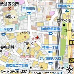 エコスタイル渋谷店周辺の地図