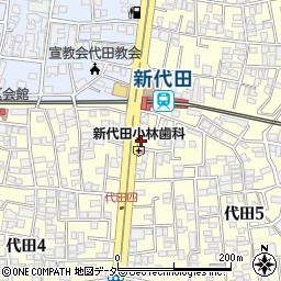 エクセ新代田周辺の地図