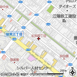 北栄四丁目周辺の地図