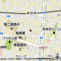 東京都江戸川区東葛西周辺の地図