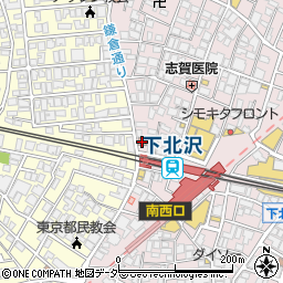 セブンイレブン世田谷下北沢駅前店周辺の地図