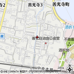 ノエビア甲府東販売会社周辺の地図