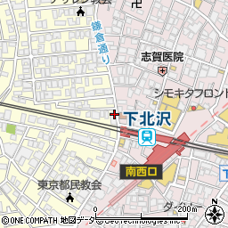 株式会社白洋舎　北沢サービス店周辺の地図