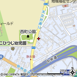 東京都調布市富士見町1丁目22-9周辺の地図