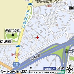 東京都調布市富士見町1丁目25-4周辺の地図