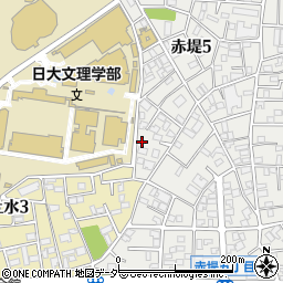 東京都世田谷区赤堤5丁目17-6周辺の地図