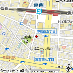 東京都江戸川区中葛西5丁目41-7周辺の地図