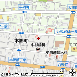 東京都八王子市本郷町3周辺の地図