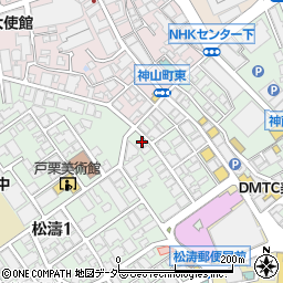 東京都渋谷区松濤1丁目7-2周辺の地図