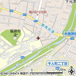 東京都八王子市長房町2周辺の地図