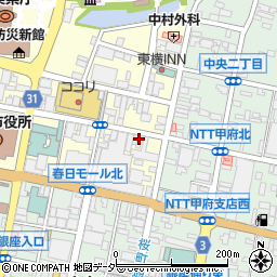 おそうじや本舗甲府営業所周辺の地図