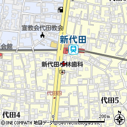 香家 新代田本店 （コウヤ）周辺の地図