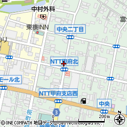 リパーク甲府中央２丁目第２駐車場周辺の地図