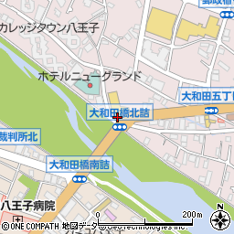 八王子警察署大和田交番周辺の地図