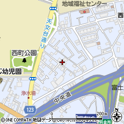 東京都調布市富士見町1丁目25-1周辺の地図